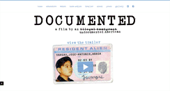 Desktop Screenshot of documentedthefilm.com